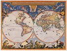 Ancient World Maps: World Map 17th Century