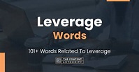 Leverage Words - 101+ Words Related To Leverage