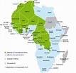 Map Of French Speaking Countries In Africa | Map Of Africa