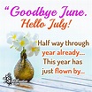 Goodbye June Hello July Quote - SmitCreation.com