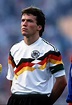 West Germany captain Lothar Matthaus at the 1988 European Championship ...