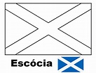 Blog de Geografia: Bandeira da Escócia para imprimir e colorir