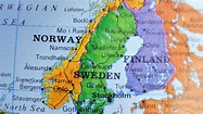 La ubicación de Finlandia en el mapa