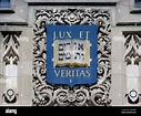 Yale University motto, Lux et Veritas (Light and Truth) on SSS Stock ...