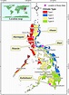 Locations of the study sites across climate types in the Philippines ...