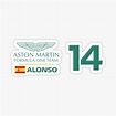 "Fernando Alonso Aston Martin F1 2023" Sticker for Sale by larsmeijer11 ...