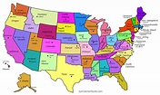 States And Capitals Map Printable – Printable Map of The United States