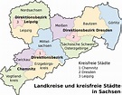 Map of Saxony 2008 - Full size