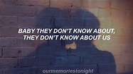 one direction - they don't know about us // lyrics - YouTube
