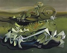 Oscar Dominguez (1906-1958) Paysage Cosmique 1939 (64 x 80 cm)