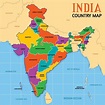 India país mapa con rodeando fronteras 20281467 Vector en Vecteezy