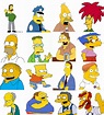 Lista 97+ Foto Imágenes De Todos Los Personajes De Los Simpson Mirada Tensa