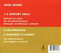 Century rolls / lollapalooza / slonimsky's earbox de John Adams ...