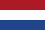 The official flag of the Netherlands