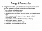 PPT - Freight Forwarder PowerPoint Presentation, free download - ID:6648780