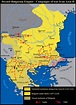 Map of the Second Bulgarian Empire (around 1200-1240 AD) [745x1024] : r ...