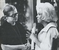 MM with her acting coach Paula Strasberg on the set of "Something's Got ...