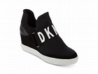 Womens DKNY Cosmos Slip On High Top Wedge Sneakers, Black - Walmart.com