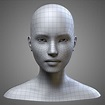 3d Face By Photo | 3d face model, Face topology, Character modeling