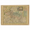 Antique Map of the Region of Merseburg by Schreiber, 1749 For Sale at ...