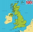 Sehr Detaillierte Politische Karte Des Vereinigten Königreichs Von ...