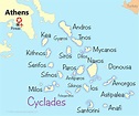 Cyclades Map - Start your Greek Island Hopping here! … | Greek island ...