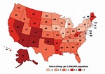 Mapping Police Violence in the United States - Vivid Maps