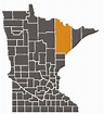 St. Louis County Minnesota Road Map | semashow.com