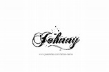 Johnny Name Tattoo Designs | Name tattoos, Name tattoo, Name tattoo designs
