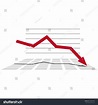Economic Graph Negative Trend Stock Vector (Royalty Free) 328066904