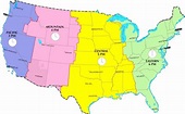 4 Free Printable USA Time Zone Map Download [United States America ...