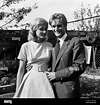 Actress Jill Ireland is pictured with her new husband, actor David ...