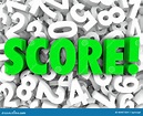 Score Word Numbers Background Final Tally Evaluation Grade Rating Stock ...