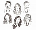 Grey's Anatomy cast by Lady-Hannah.deviantart.com on @deviantART ...