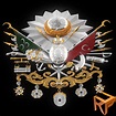 3d model ottoman empire emblem