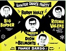WINTER DANCE PARTY 1959 CONCERT Program, Buddy Holly, Big Bopper ...