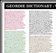 Geordie Dictionary Print. Featuring over 560 North East words. Poster ...