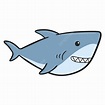 Cute Cartoon Shark, Cartoon, Shark, Cute PNG Transparent Clipart Image ...