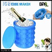 Ice Cube Maker Genie Silicone Space Saving Ice Genie Cube Maker
