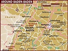 Map of Baden-Baden