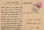 Luise Kautsky wife of Karl REAL hand SIGNED Postcard COA 1937 Auschwitz ...