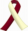 Burgundy and Ivory Ribbon - Openclipart
