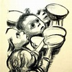 Das Plakat "Deutschlands Kinder hungern" (Ausschnitt) entstand 1923 für ...