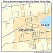 Aerial Photography Map of San Antonio, FL Florida