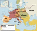 Napoleonic Europe 1812 Map - Topographic Map