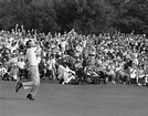 FOTO BRILLANTE 8x10 Arnold Palmer jugando al golf blanco y negro | eBay