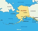Alaska Map With Towns : Alaska Digital Vector Map with Counties, Major ...