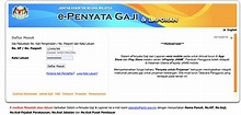 E Maklum Penyata Gaji - Portal Rasmi Jabatan Akauntan Negara Malaysia ...