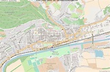 Karte von Rudolstadt :: Deutschland Breiten- und Längengrad ...