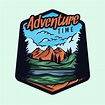 Colorful adventure time badge logo 7067473 Vector Art at Vecteezy